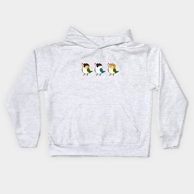 Caique Love Kids Hoodie by Shemii